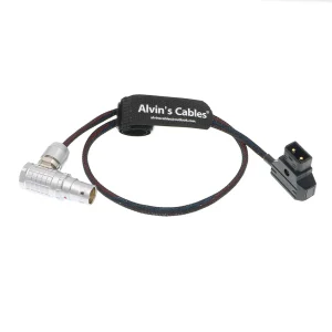 کابل برق انعطاف‌پذیر دوربین کوچک Arri Alexa، 8 پین، زاویه قائمه به D TAP