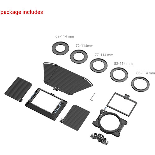 مت باکس SmallRig Revo-Arcane Lightweight Multifunctional Modular Matte Box Basic Bundle (114mm Back) - تصویر 9
