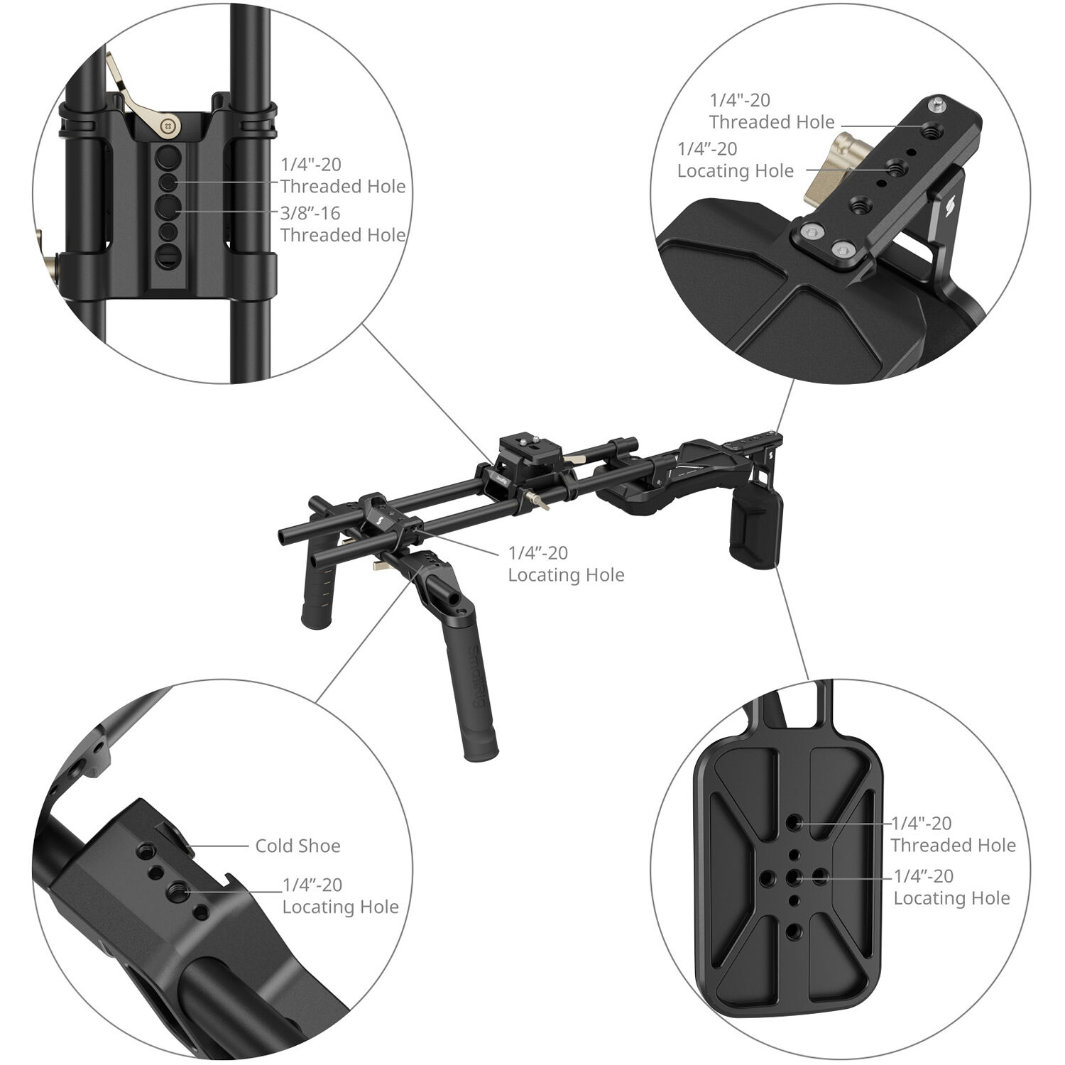 شولدر کلاسیک SmallRig Shoulder Rig Kit (Classic Version) - تصویر 6