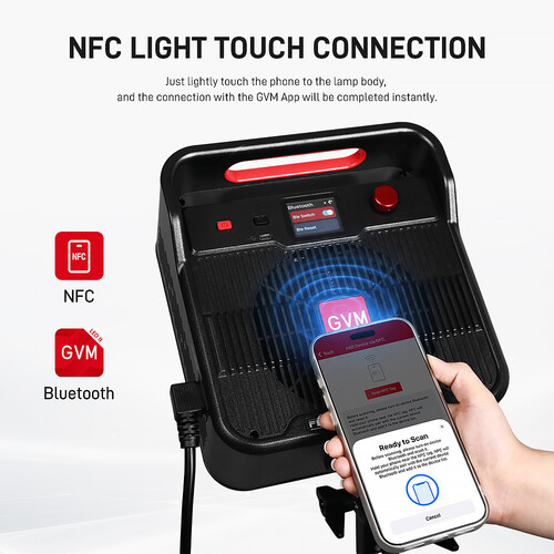نور GVM FA500C AIO RGB Flathead LED Monolight - تصویر 8